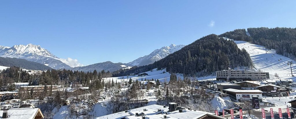 Campingplatz Fieberbrunn im Winter