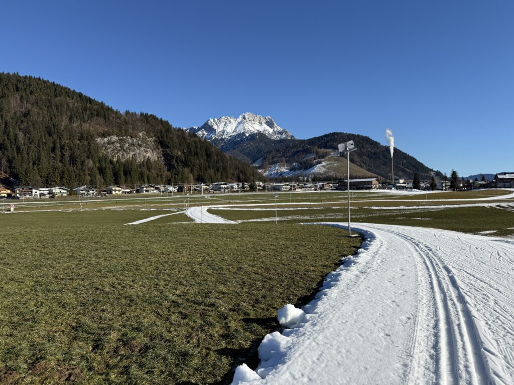 Grosse Schneesicherheit auf der L13 Loipe Hochfilzen