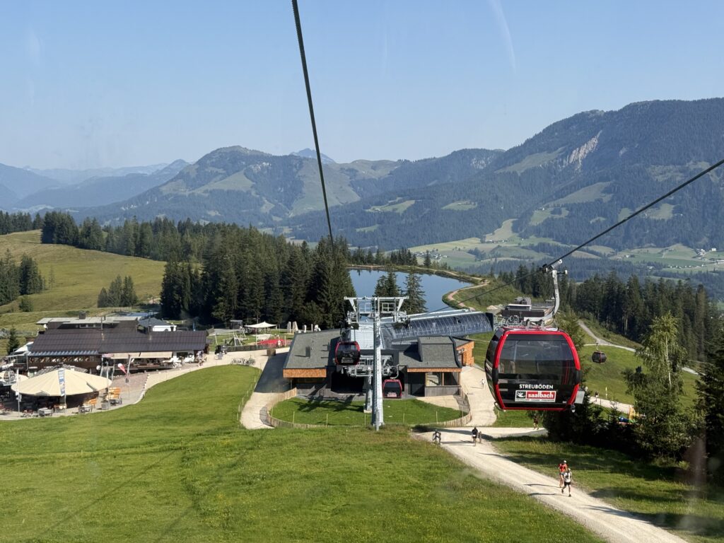 Biken an der Bergbahn Fieberbrunn