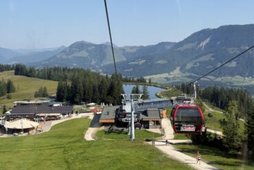 Biken an der Bergbahn Fieberbrunn