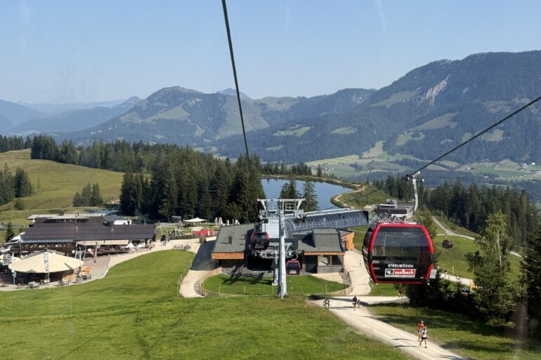 Biken an der Bergbahn Fieberbrunn