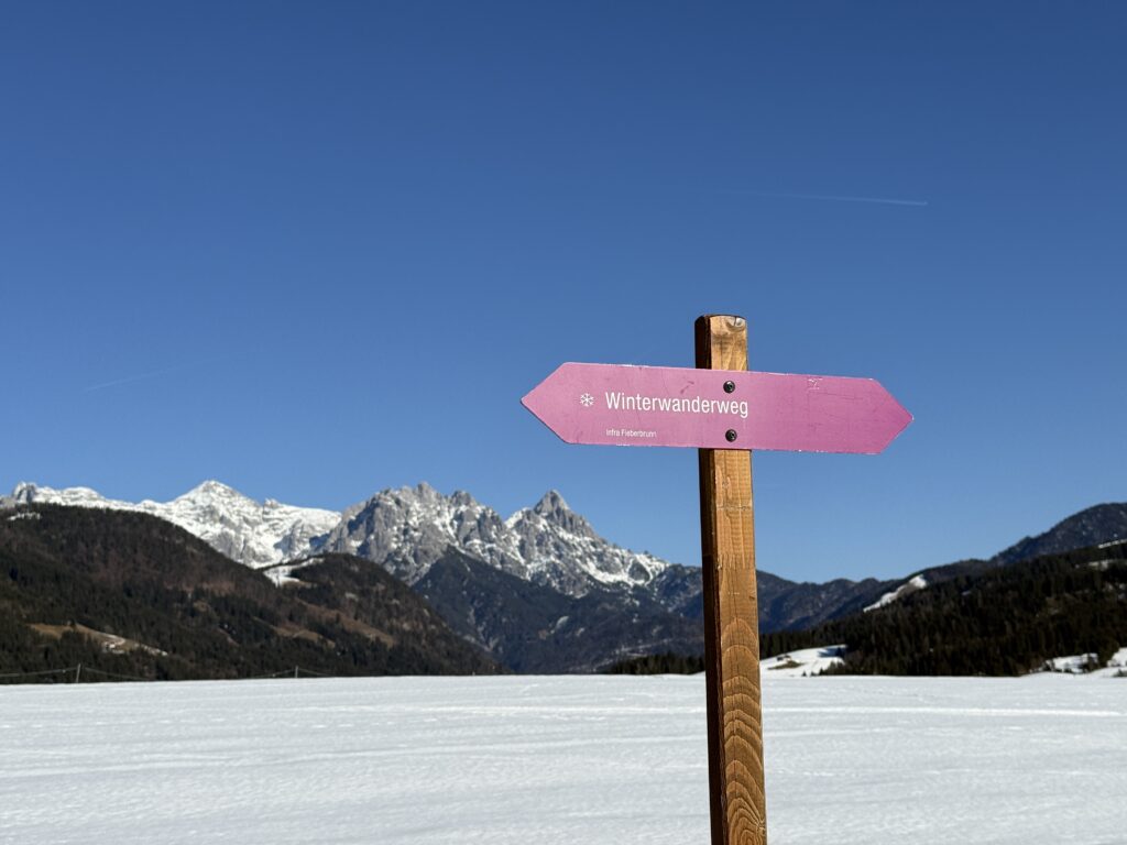 Winterwandern in Fieberbrunn